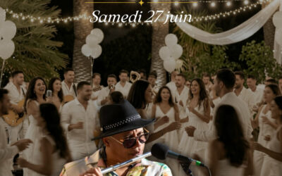 Soirée blanche latino au Grand Hôtel des Lecques